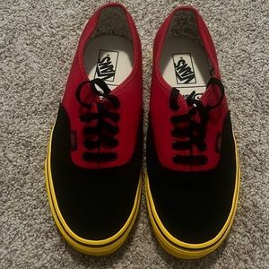 Disney Mickey Mouse vans…new never worn..no box..brand new condition!!!